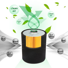 CartClan Yamaha pre-filter captures dust for longer engine life.