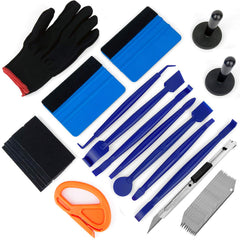 CARTINTS edge trimming squeegee with 14 ends for precise car wrapping around contours