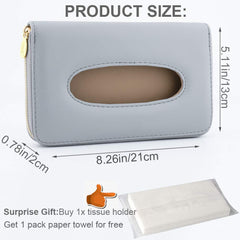 Cartisen PU leather backseat napkin holder for tidy interiors.