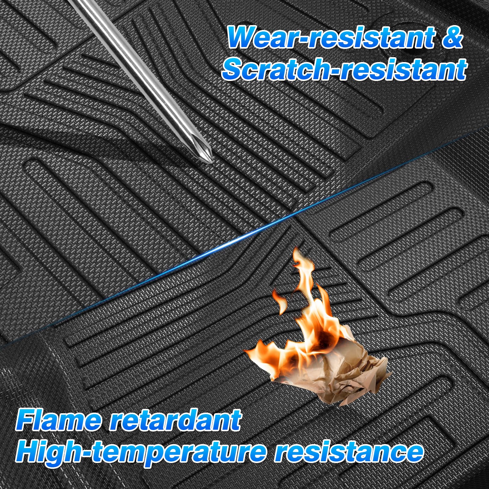 CARTIST Civic floor mats easy cleaning after spills or mud