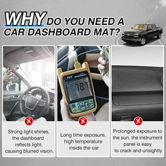 Cartist dash cover for 2000-2006 Chevy Tahoe guards against sun damage and heat.
