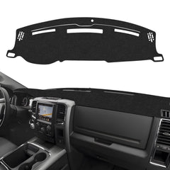 CARTIST dash cover for Ram 1500 with vent cutouts protects against sun glare.