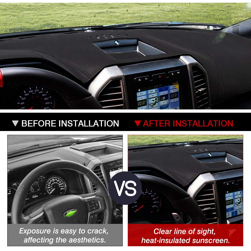 CARTIST easy no-adhesive installation keeps dash pristine