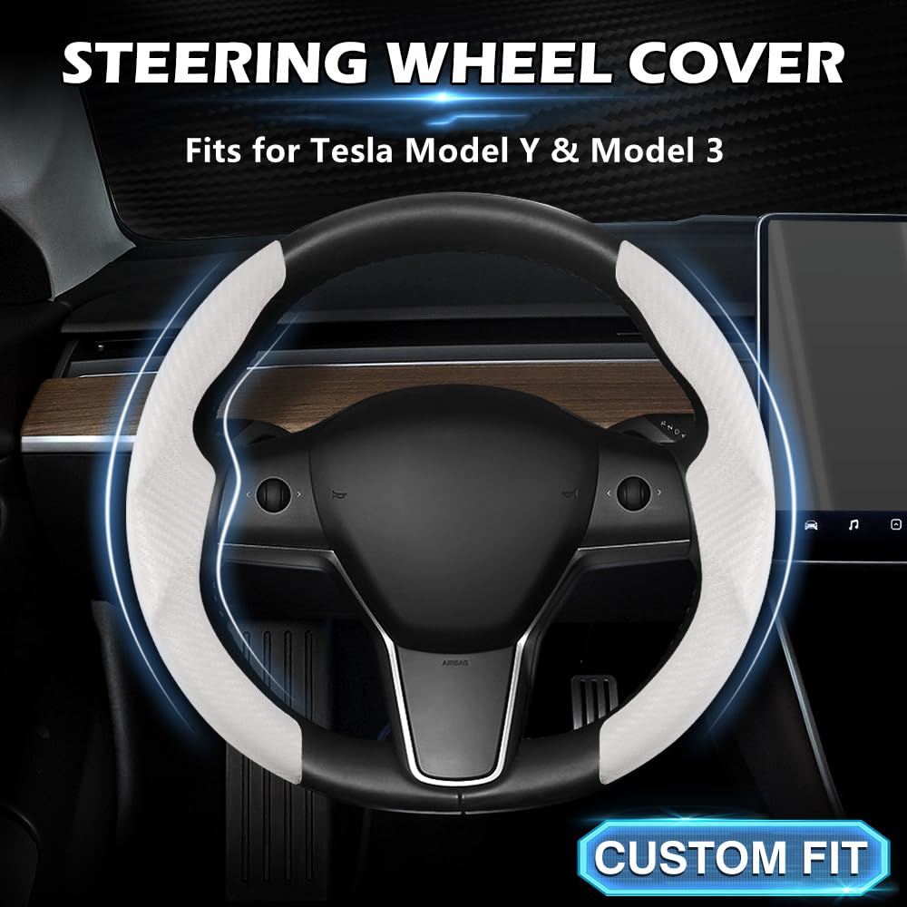 Cartist segmented carbon fiber cover adds premium look and snug, non-slip grip