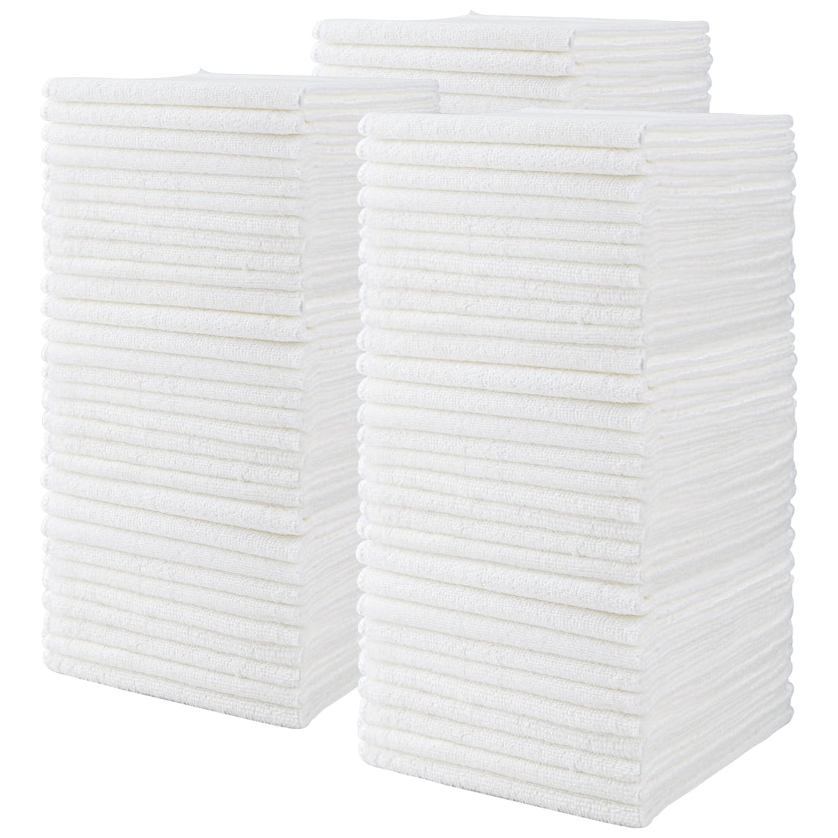 Cartman 14x14 inch microfiber cloths provide ultra-soft, lint-free cleaning.