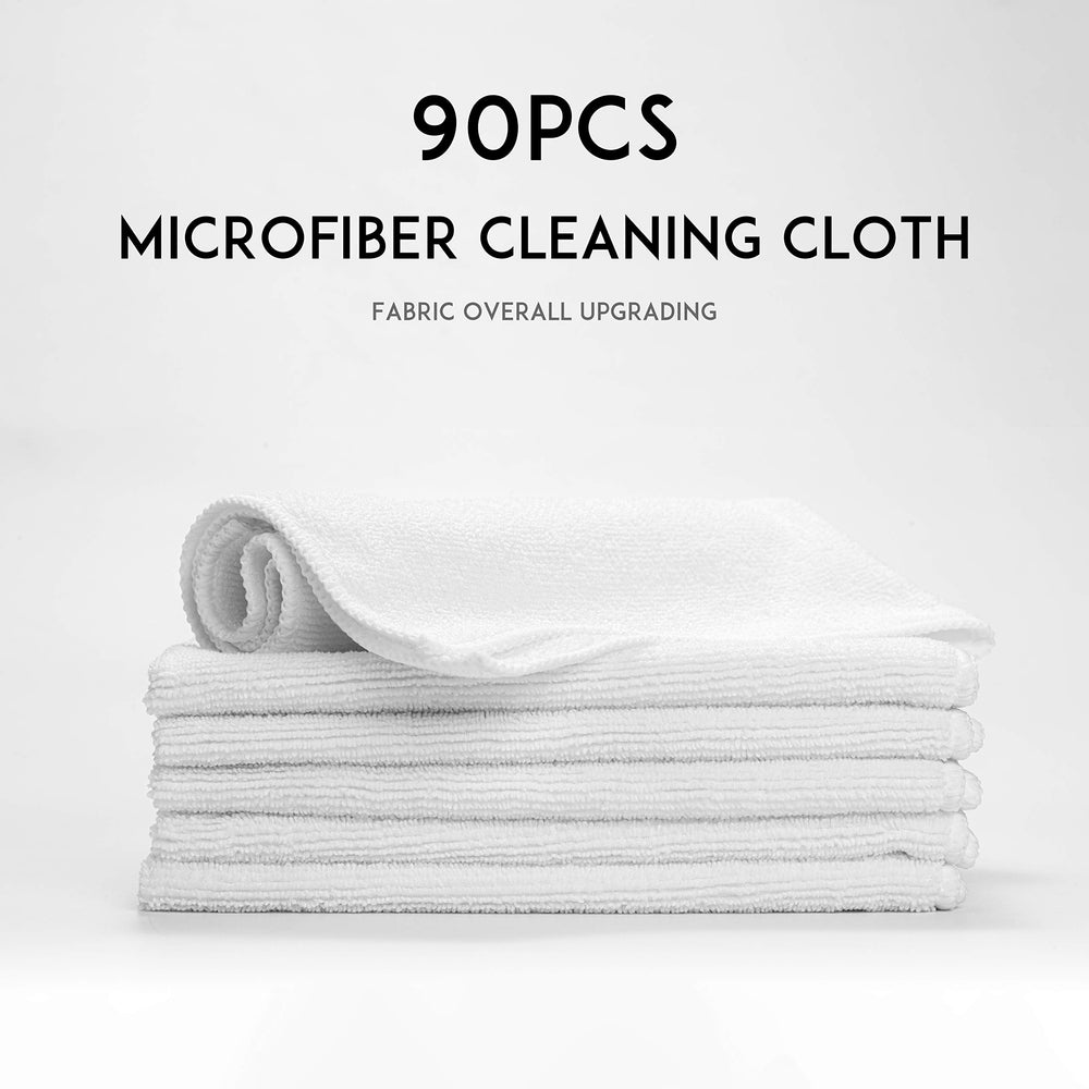 Cartman 90-pack microfiber cloths offer high absorbency for quick drying.