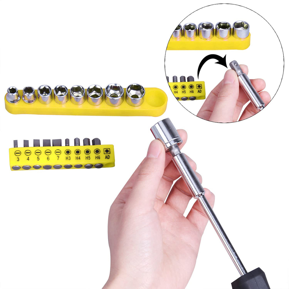 Cartman automotive tools set suitable for quick car maintenance tasks