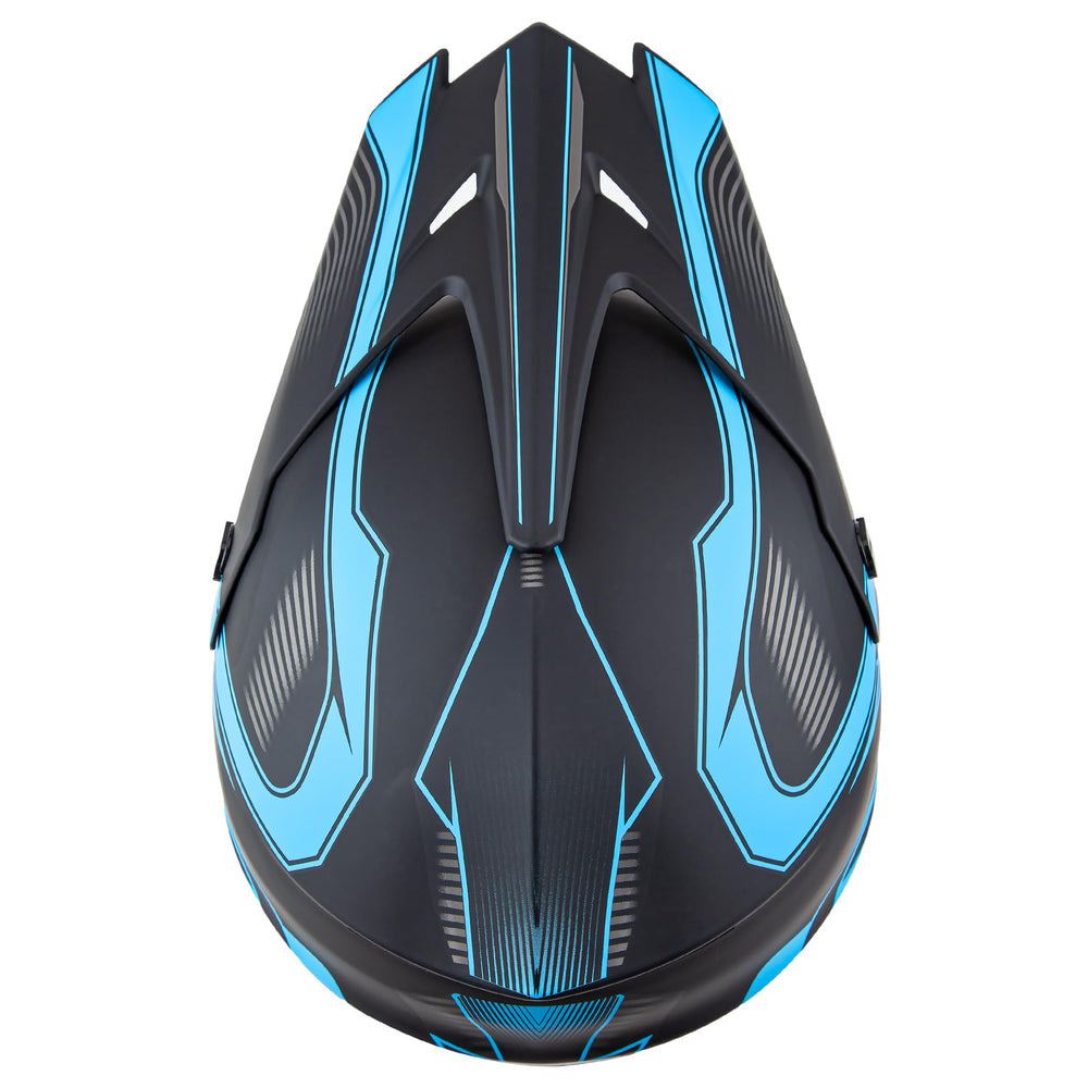 Adjustable sun visor on CARTMAN helmet improves sunny trail visibility