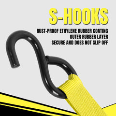 Cartman nylon strap with sturdy polyester fibers resists wear.