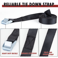Cartman six-pack lashing straps with carry bag for easy storage.