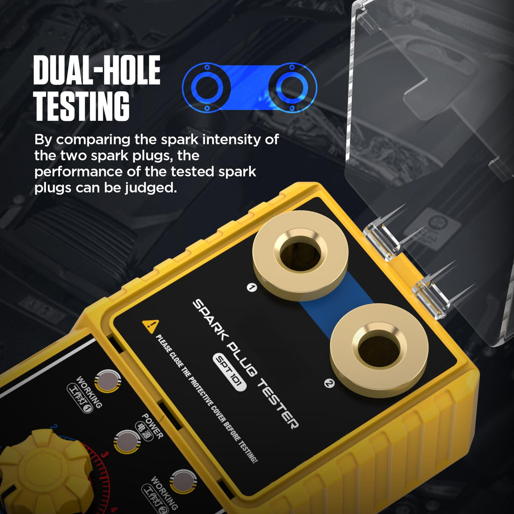 Cartoobe SPT101 adjustable frequency enables engine ignition simulation.