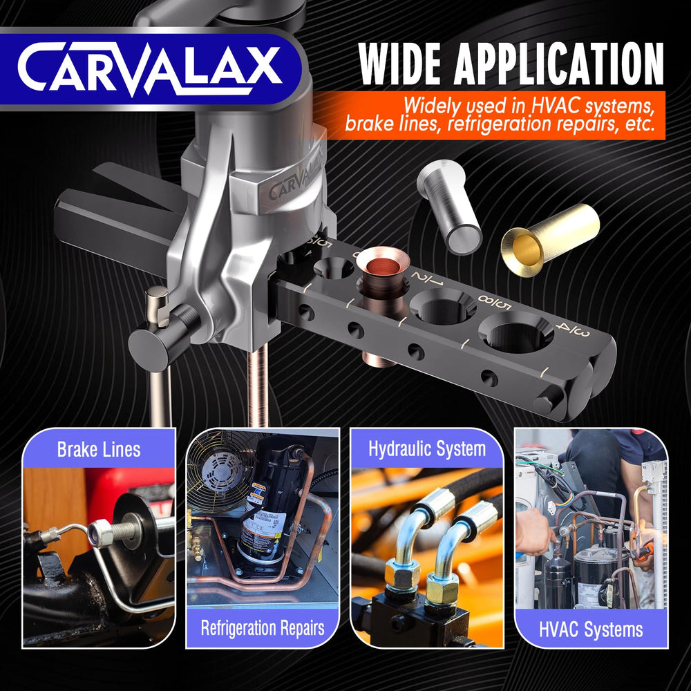 CARVALAX 45° flaring tool die 3-4 in for versatile automotive and HVAC work