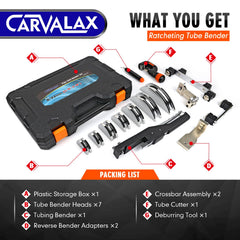 CARVALAX five-sixteenth-inch head supports tight-radius bends in small spaces