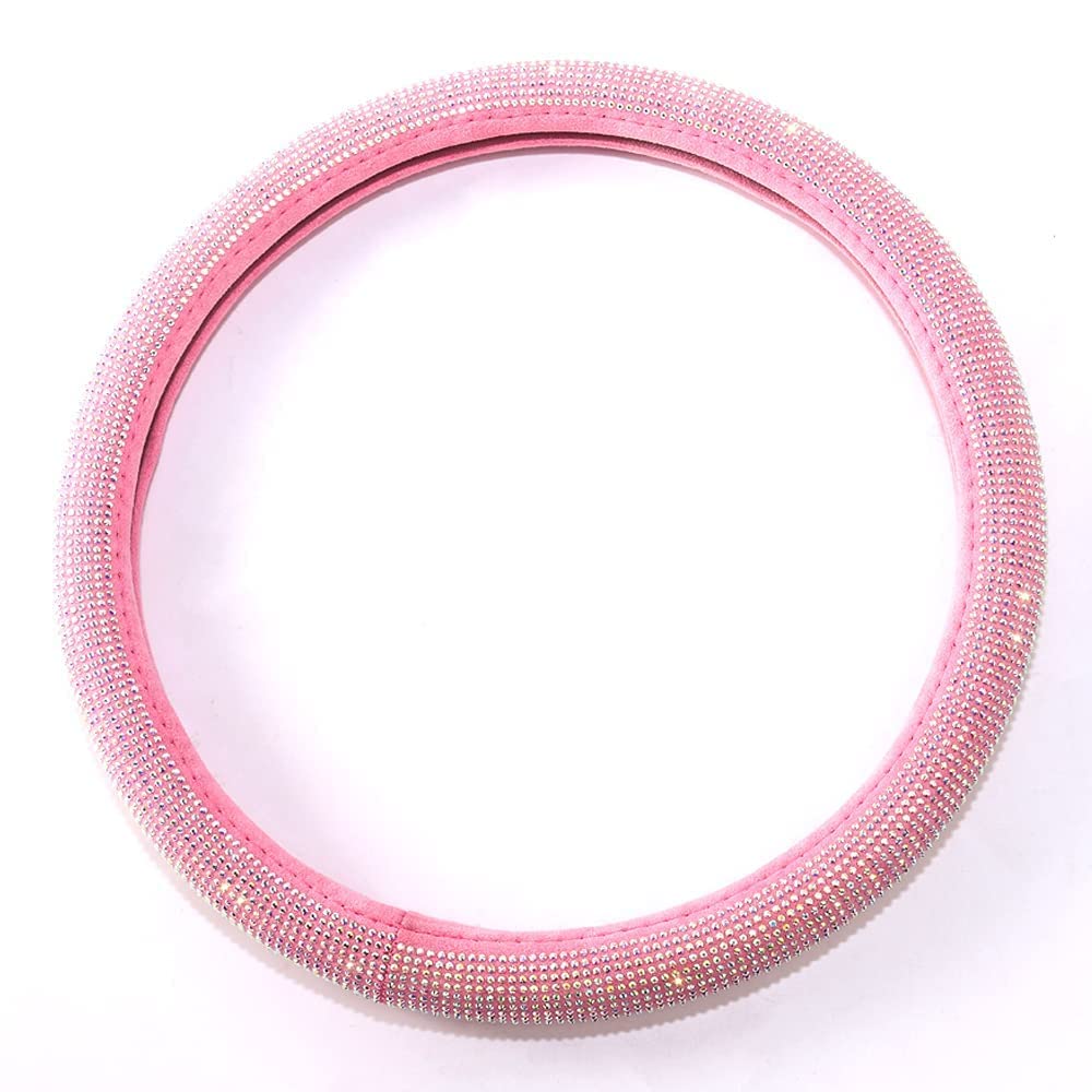 Carwales fit 15-inch steering wheel cover provides secure compatibility.