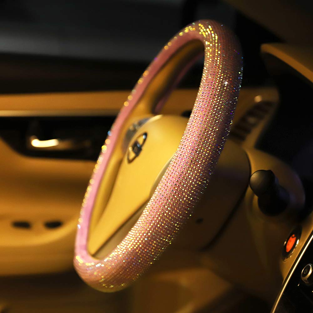 Carwales women pink auto accessory adds personality to your car interior.