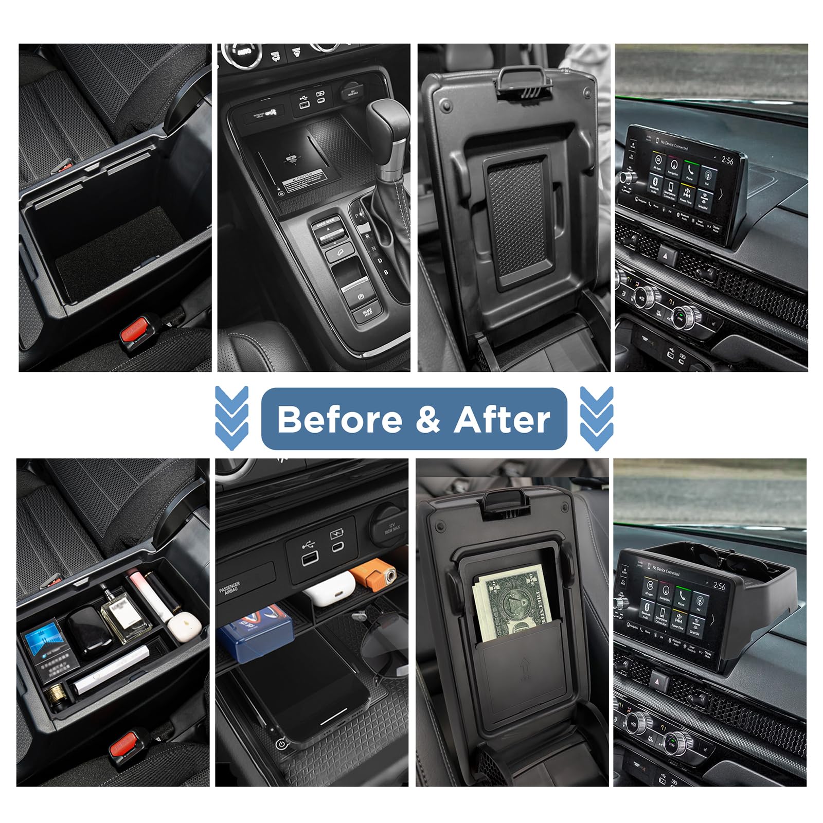 Carwiner center console partitions help you stay organized on the go