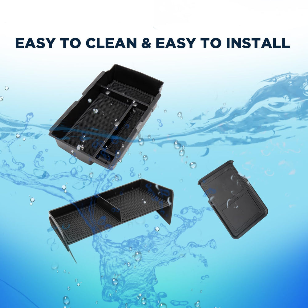 Carwiner dirt-resistant surface cleans easily with a damp cloth.