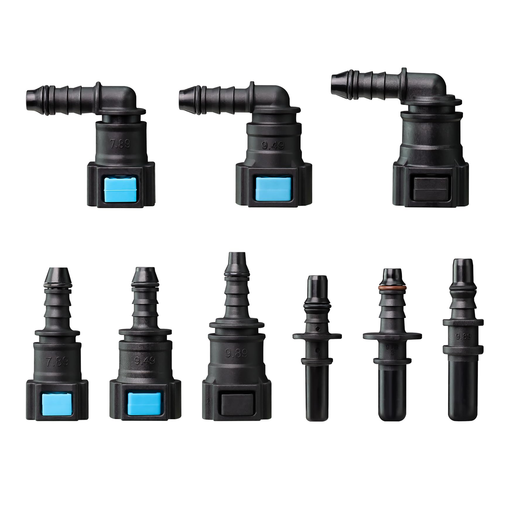 Casifavi fuel line quick-connect straight-female 7-89x8 for fast, leak-resistant tube joins.