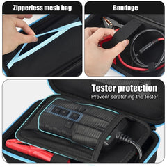 casmilee elastic mesh pocket stores manuals and adapters neatly