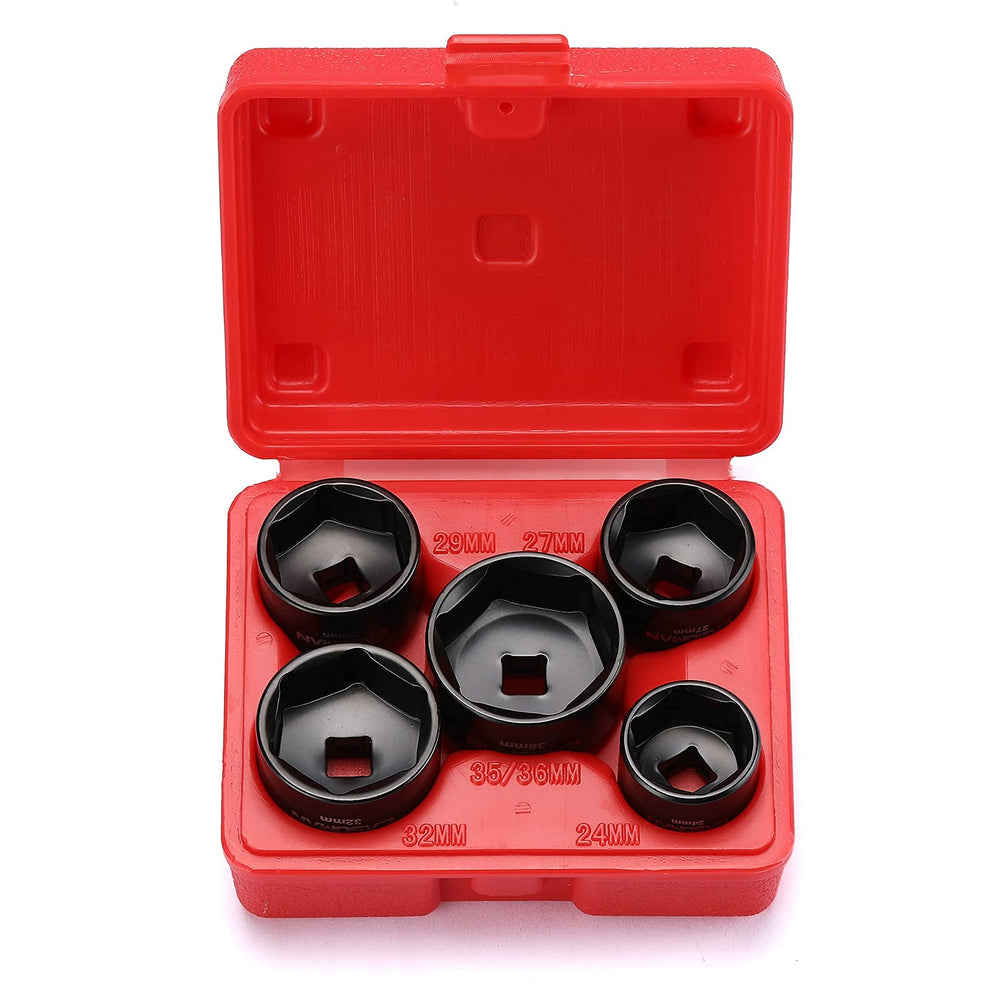 CASOMAN 24mm low-profile oil filter socket for tight spaces.