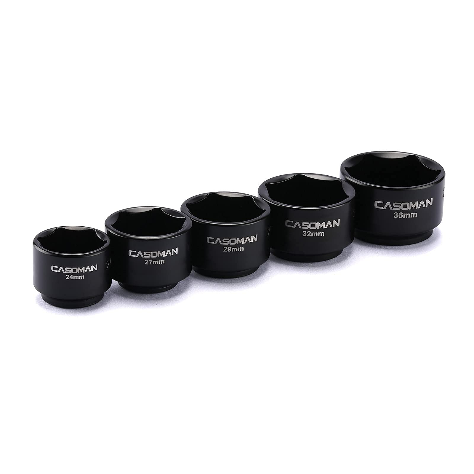 CASOMAN 27mm low-profile oil filter socket for restricted access.