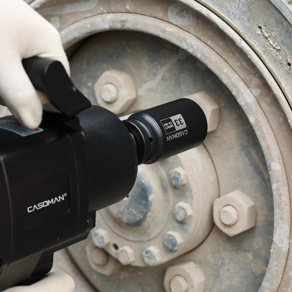 ANSI-standard CASOMAN socket built for durability with impact tools.