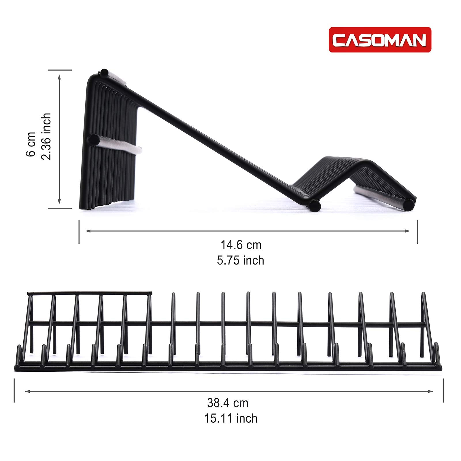 CASOMAN plier rack PVC-coated wire close-up highlights slip protection.