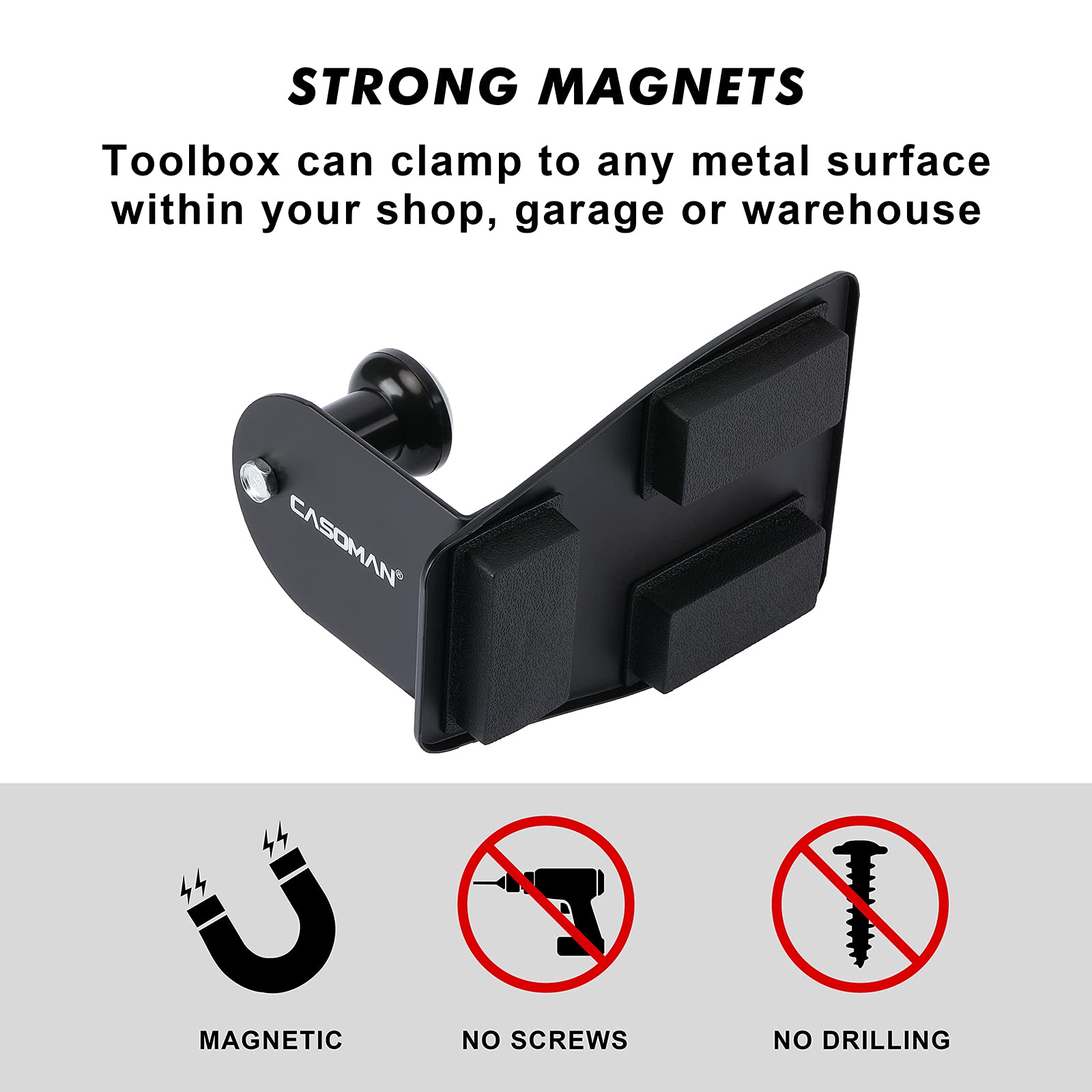 Casoman twelve-inch rectangle tray for larger tools and supplies
