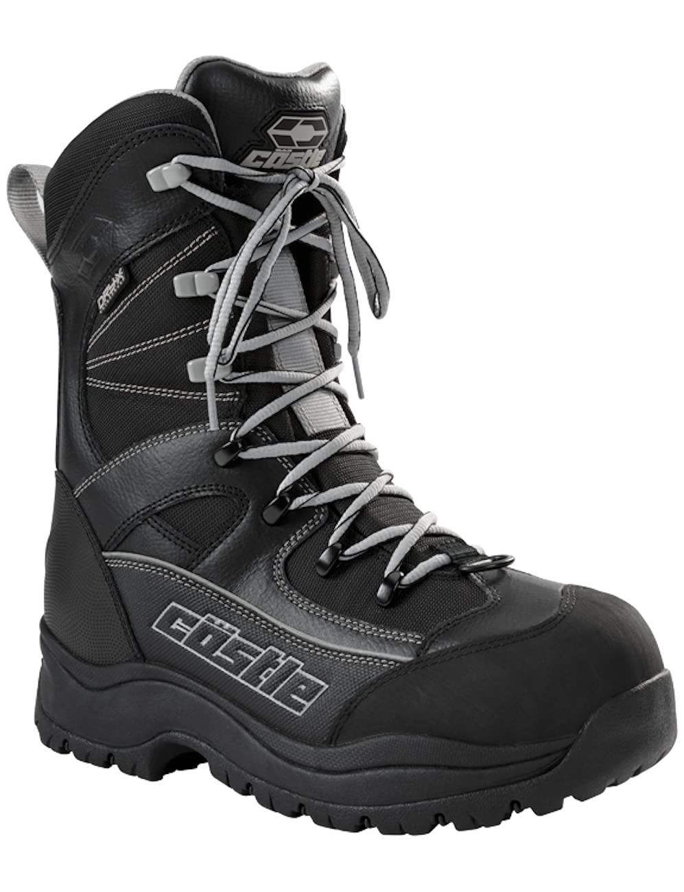 Castle X Men's Force 2 Boot gray, front view with rugged outsole and weather-ready design.