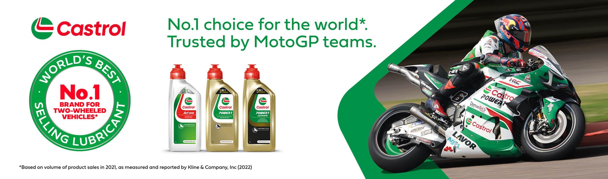Castrol Power 1 Racing 4T oil box for reliable storage and quick use.