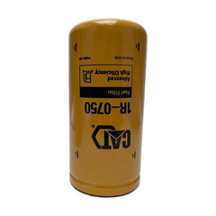 CAT 1R-0750 fuel filter kit installed for pressure-side filtration and better performance