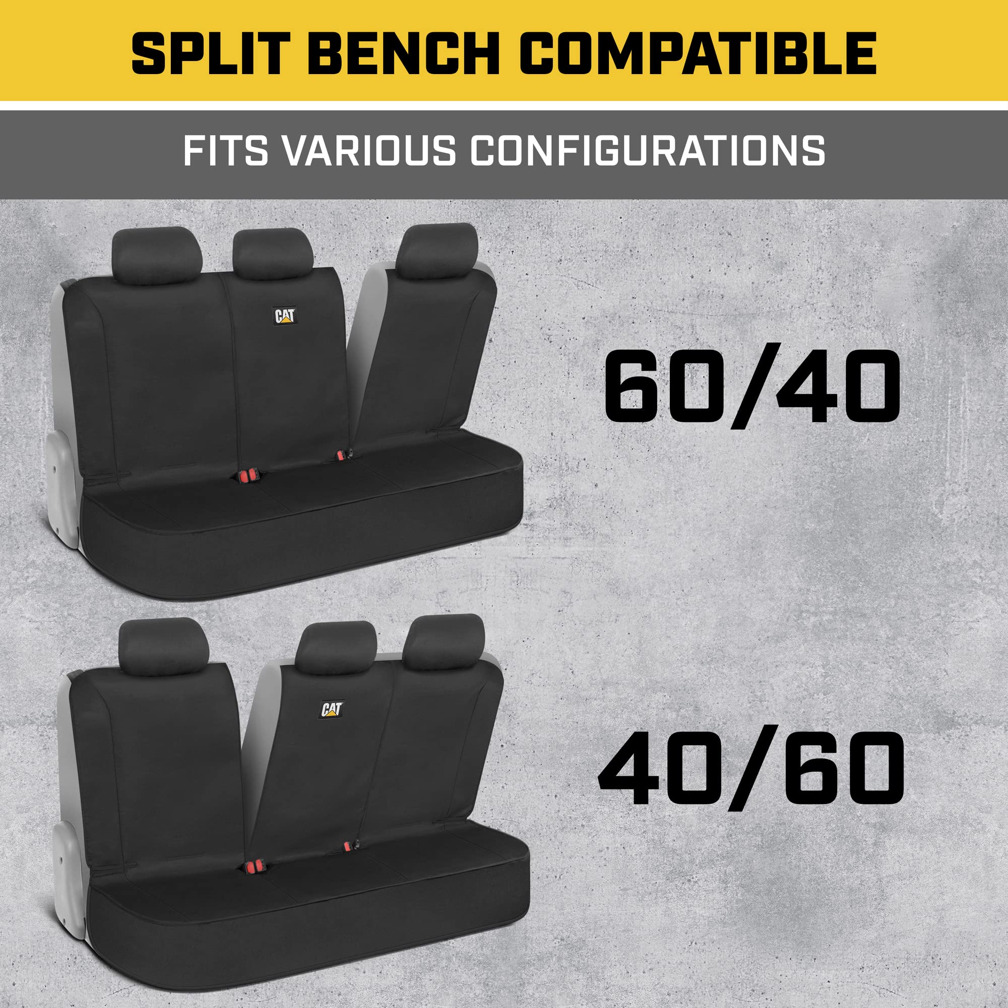 CAT FlexFit belt openings keep safety features accessible