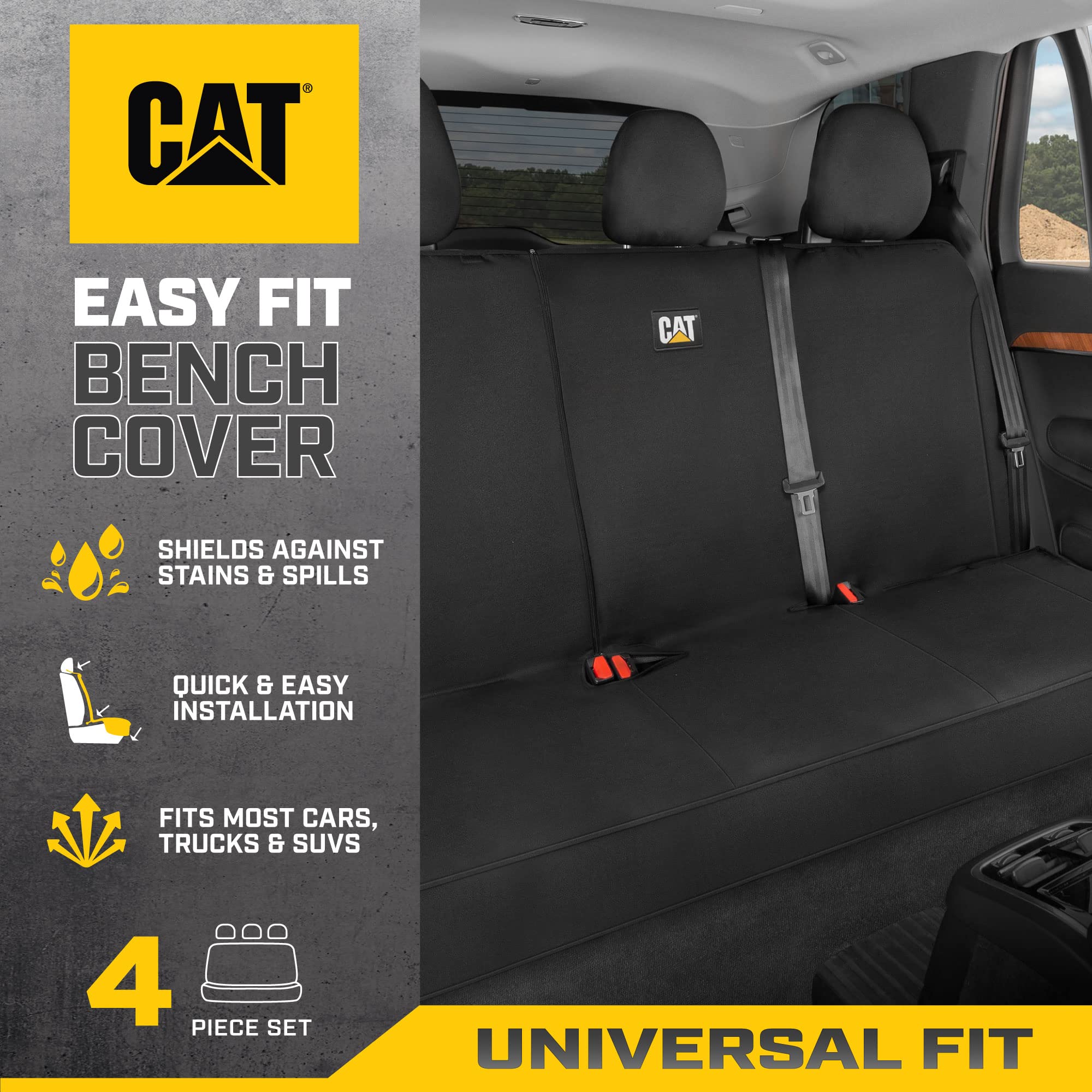 CAT FlexFit durable canvas and neoprene protects against spills and wear