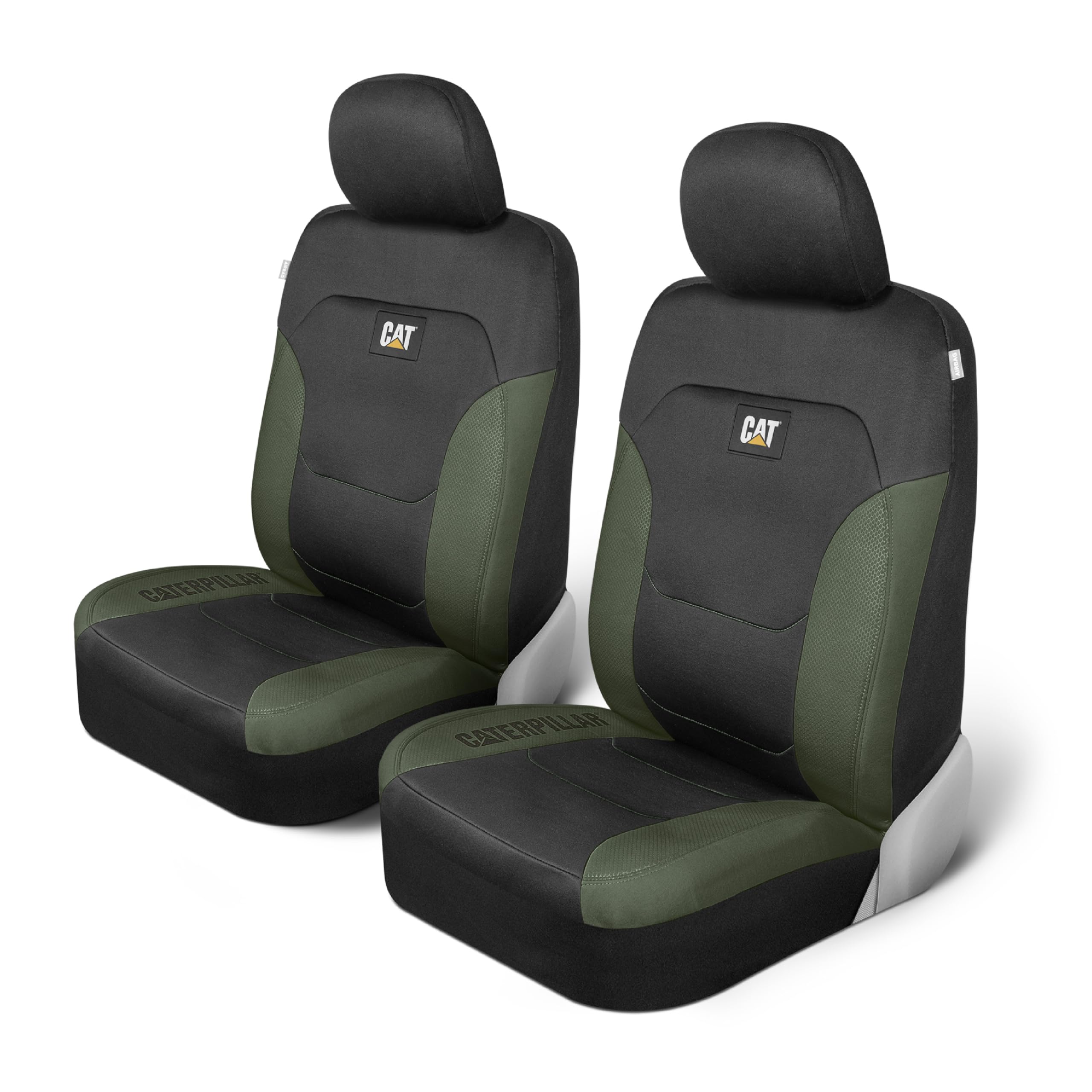CAT Flexfit front seat cover universal fit protects seats from wear and stains.