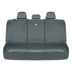 CAT FlexFit gray rear seat cover in canvas material for universal protection