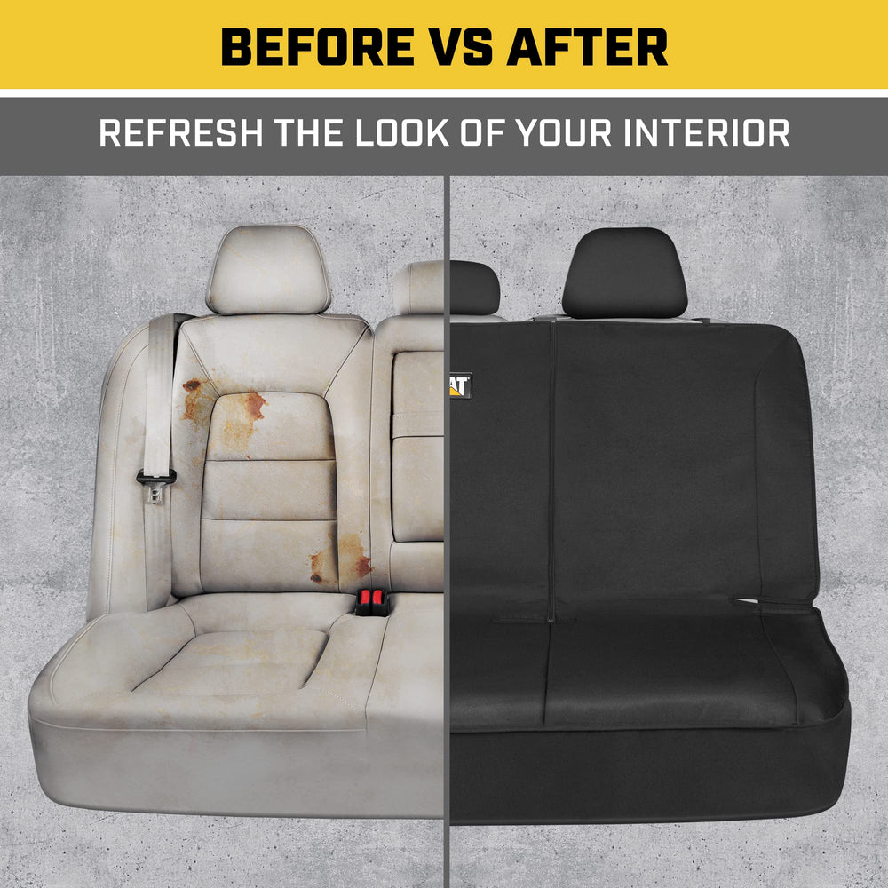CAT FlexFit rear bench protector preserves interior look