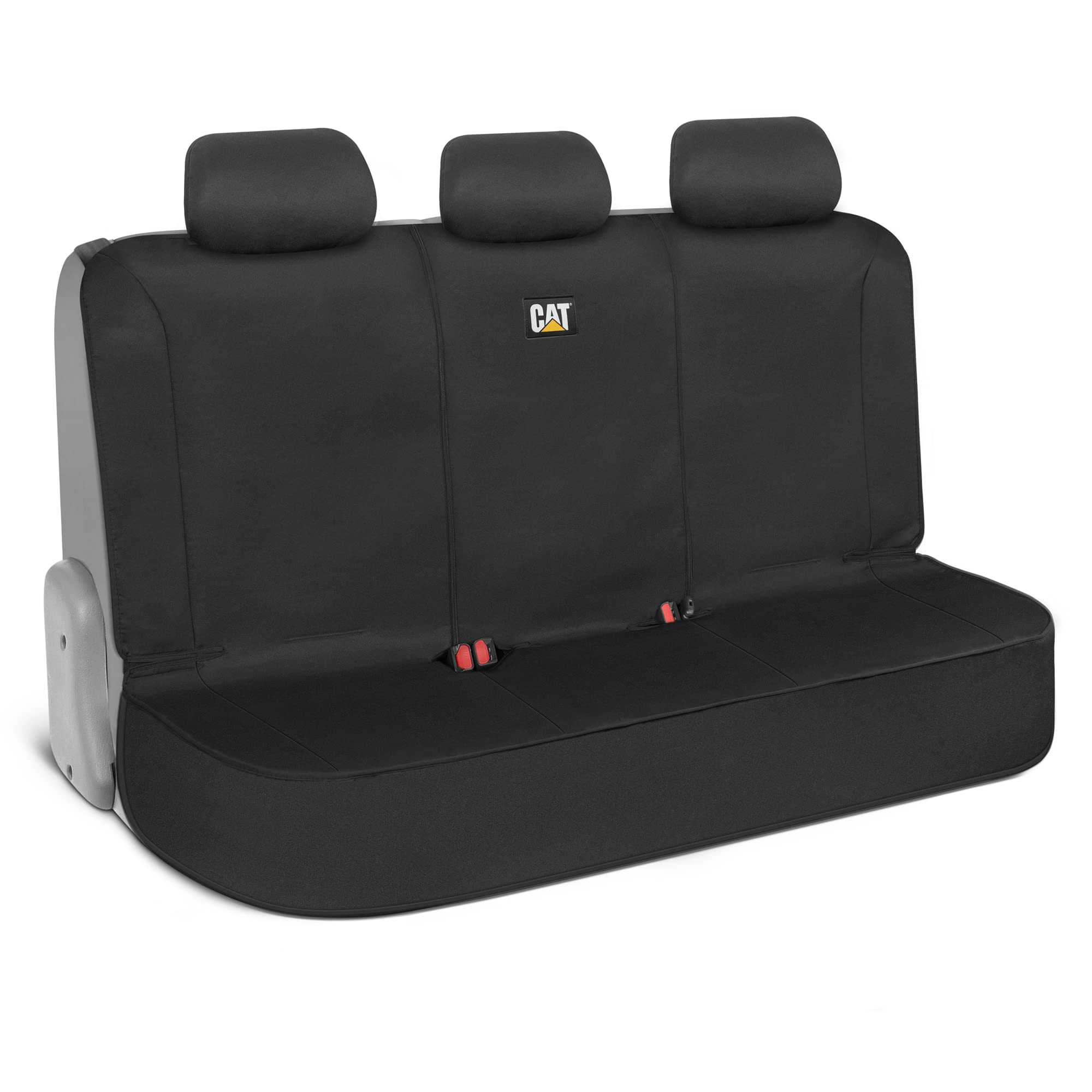 CAT FlexFit rear seat cover 6040 split protects upholstery during family trips
