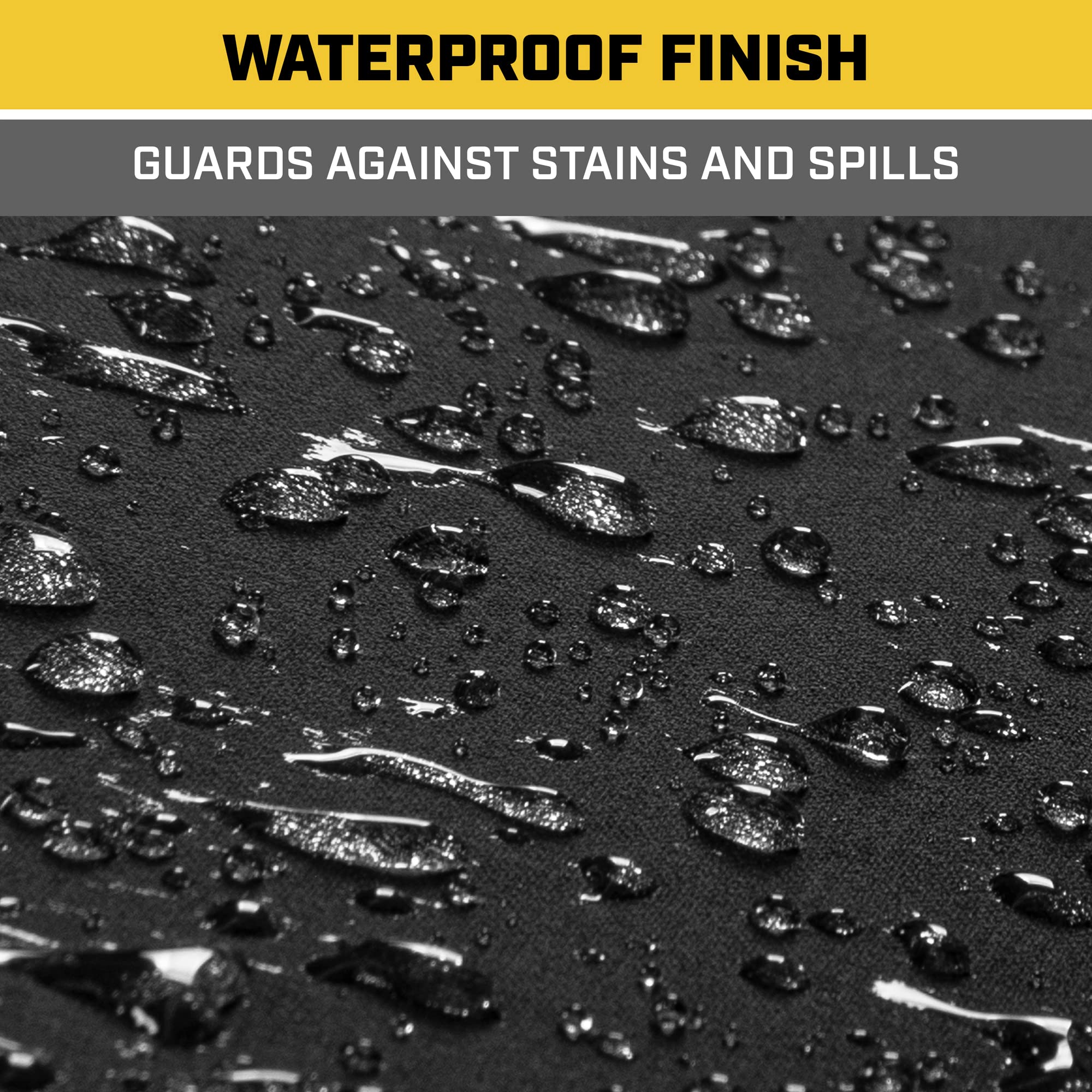 CAT quality backing delivers durability for daily use.
