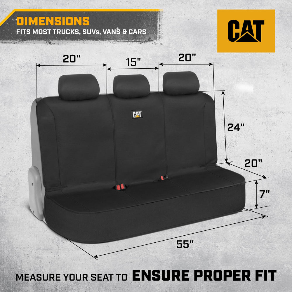 Universal CAT FlexFit back seat cover fits most cars for easy refresh.