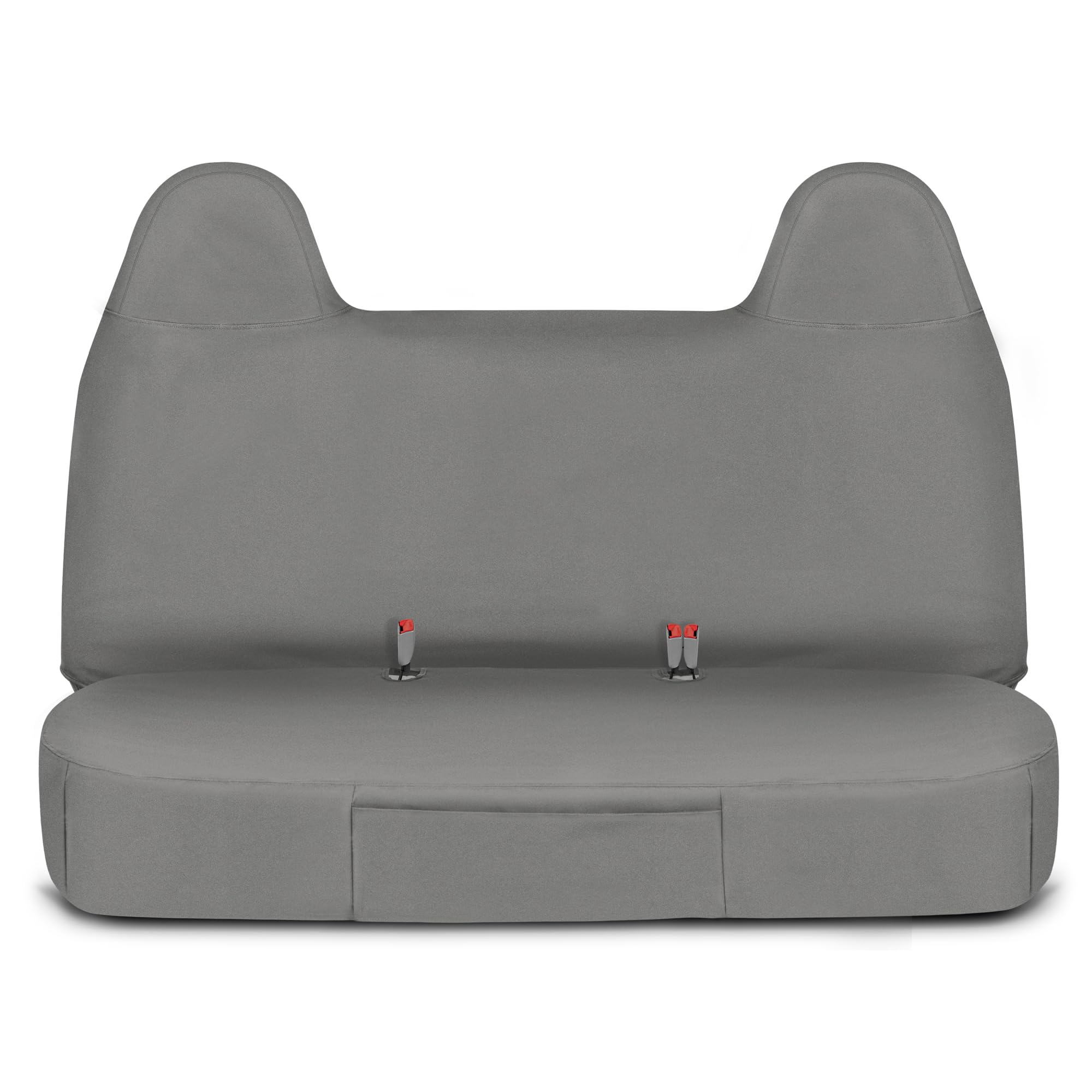 CAT seat cover with anti-slip backing protects Ford F-350 interior.
