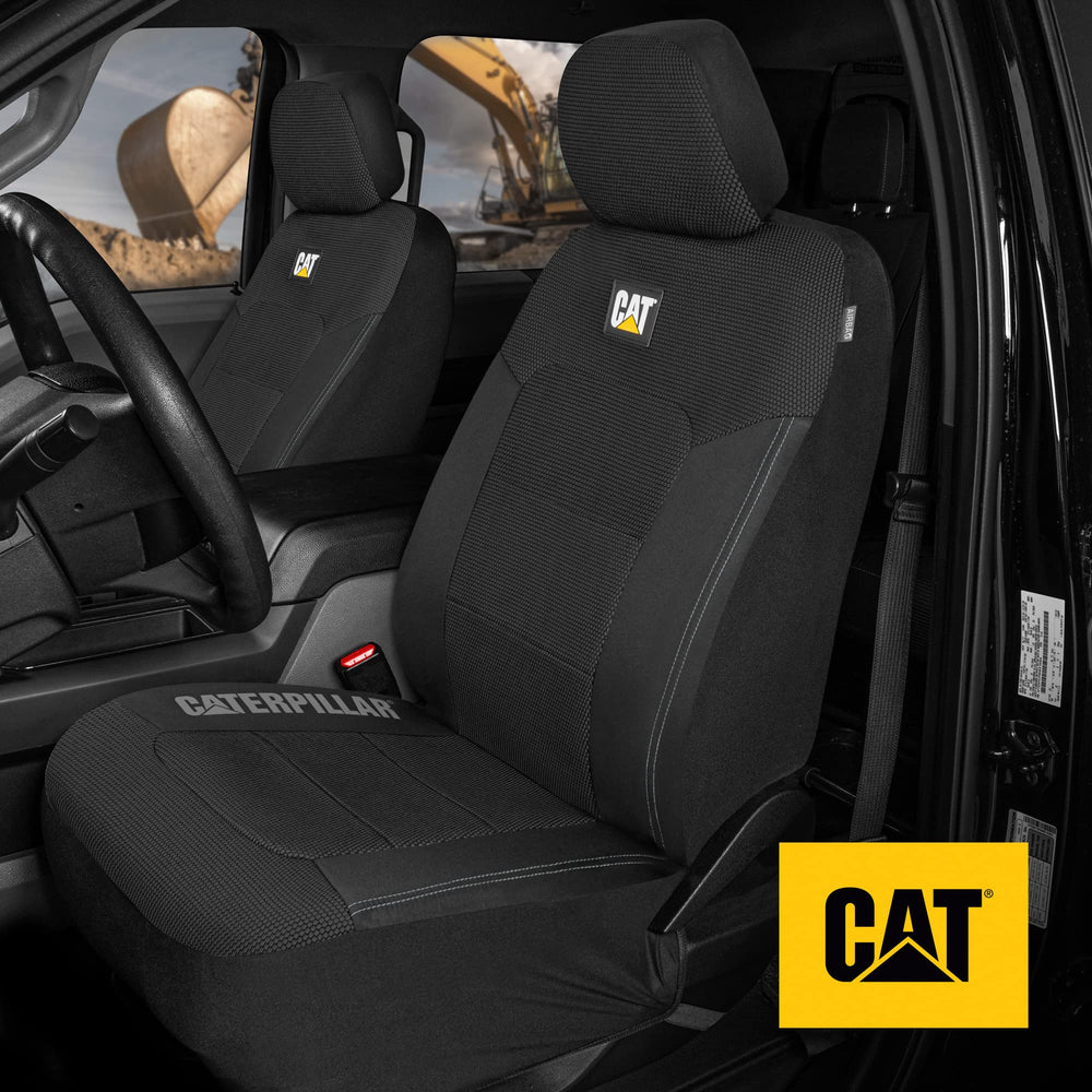 CAT MeshFlex breathable honeycomb mesh back keeps you cool during drives