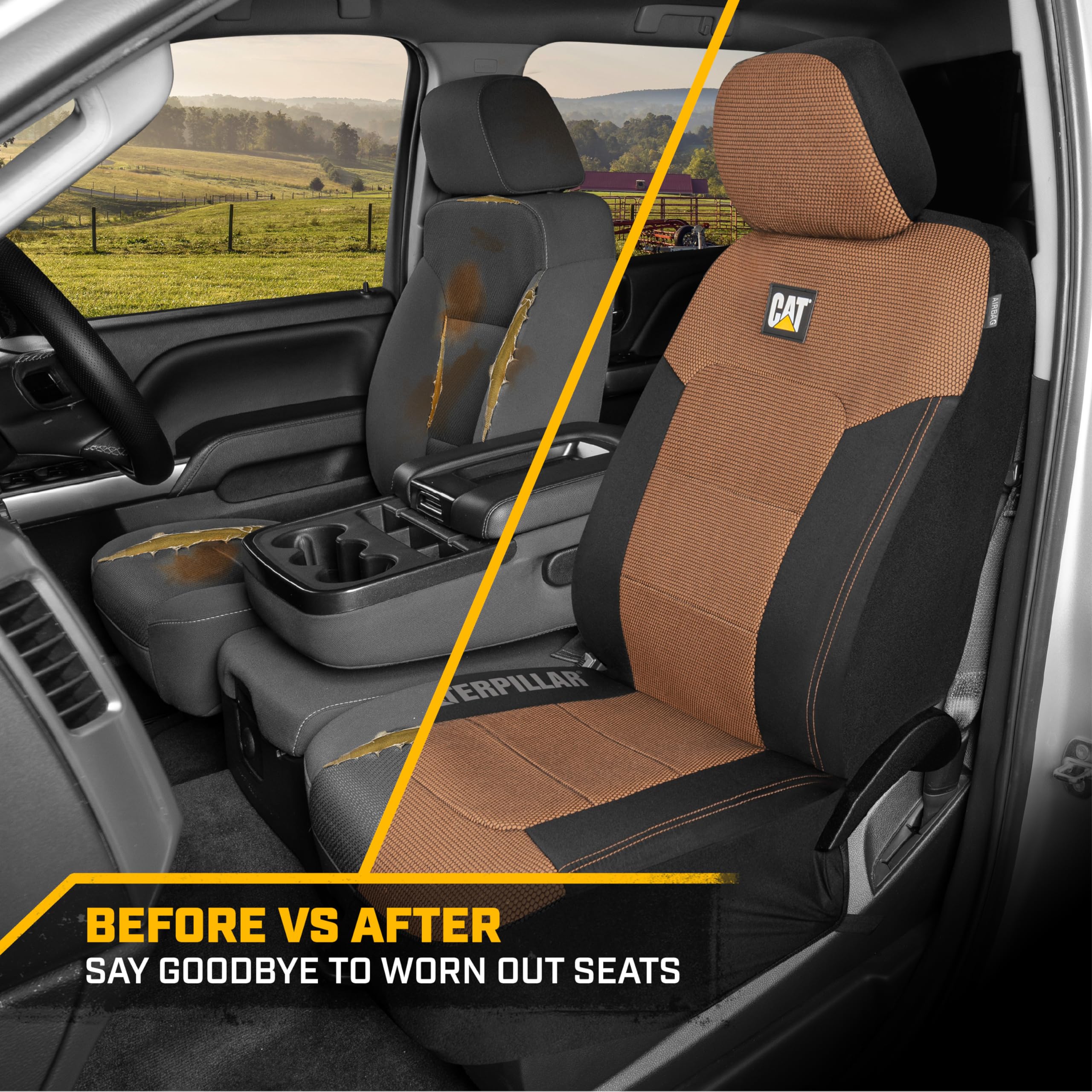 CAT MeshFlex easy installation helps you tuck for a neat look