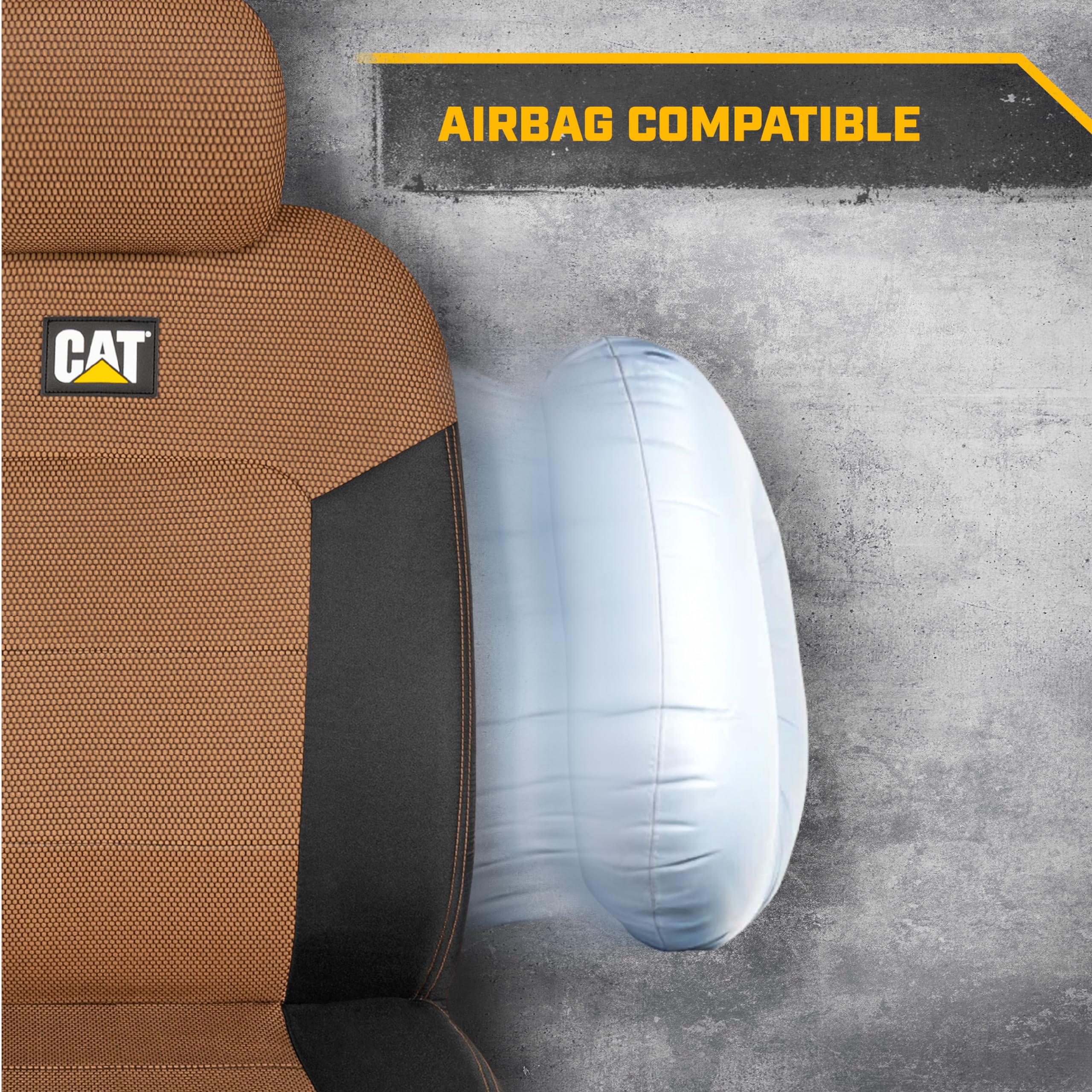 CAT MeshFlex universal fit works with many car, truck, or SUV seats