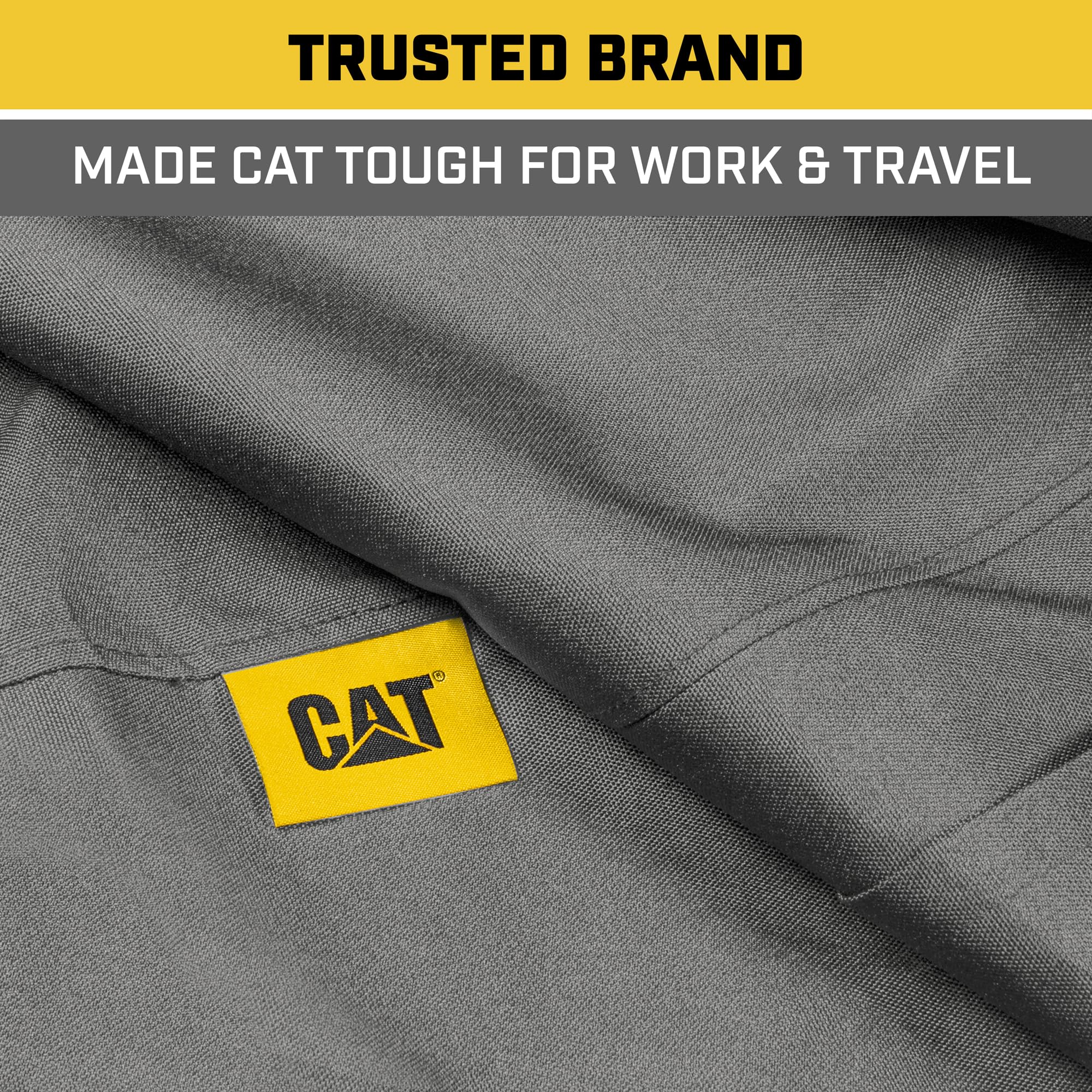 CAT tough Oxford gray seat cover for Ford F-Series trucks.
