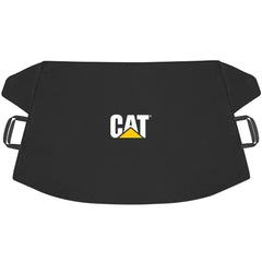 CAT windshield snow cover front view shields windshield from ice and snow.