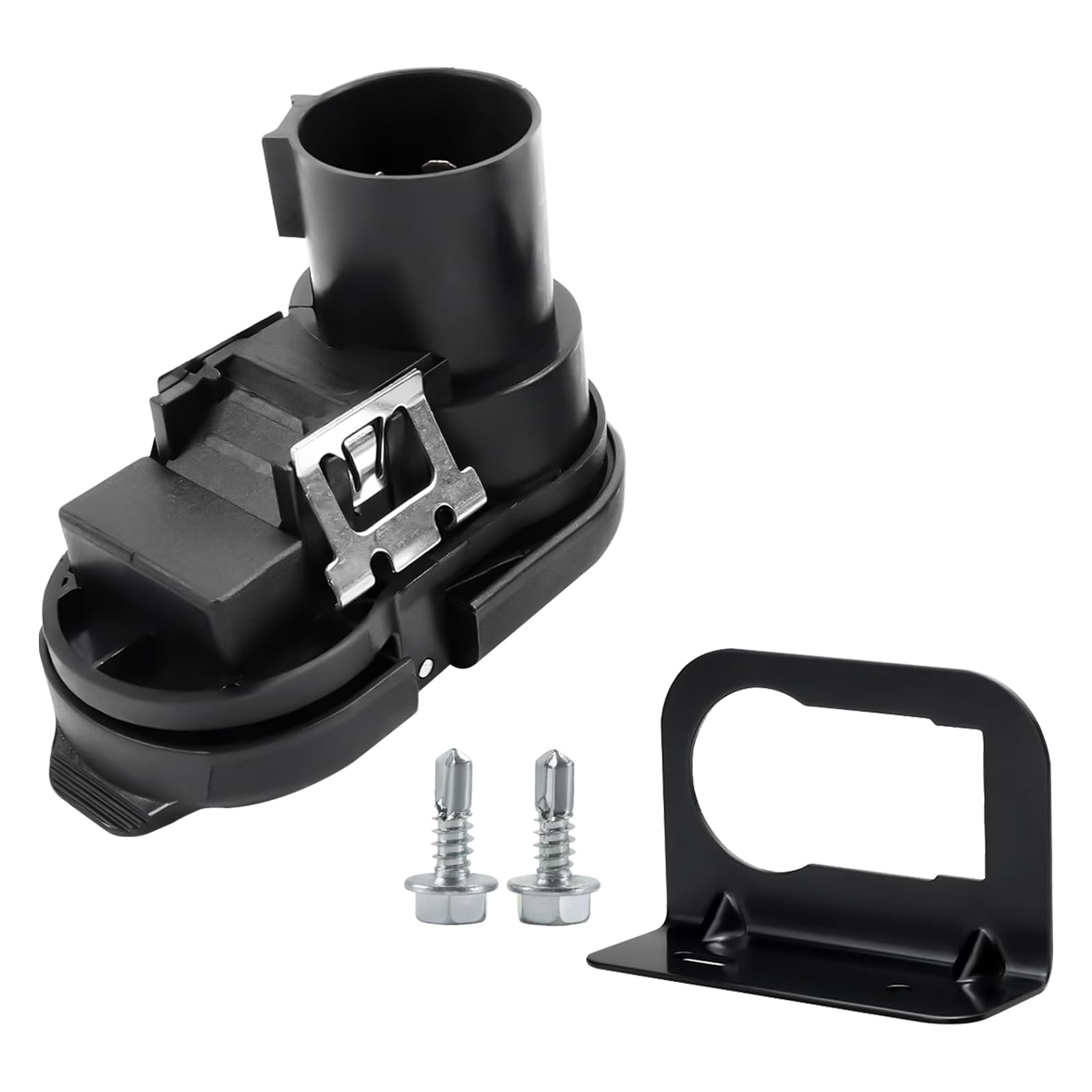 cautyfky 9u5z-14489-maa trailer connector front view with durable housing.