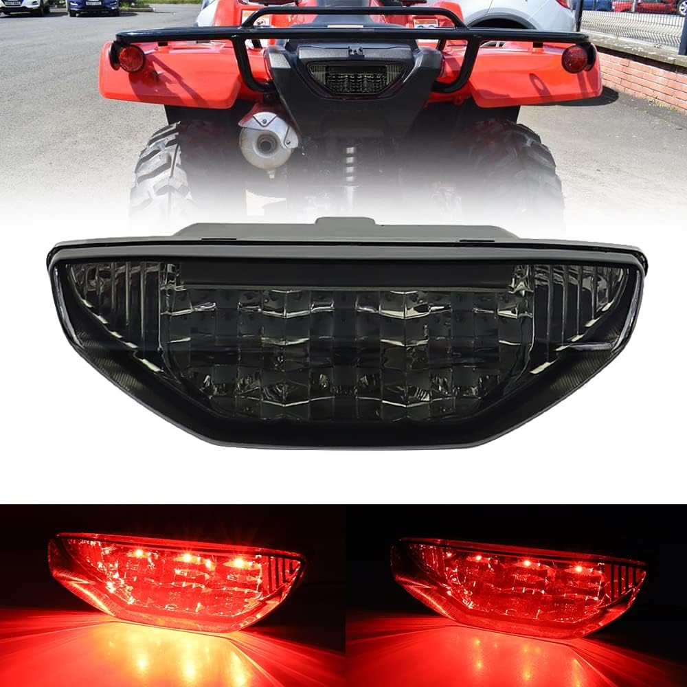 Cavauu ATV tail light on Honda TRX provides enhanced brake visibility for safer riding
