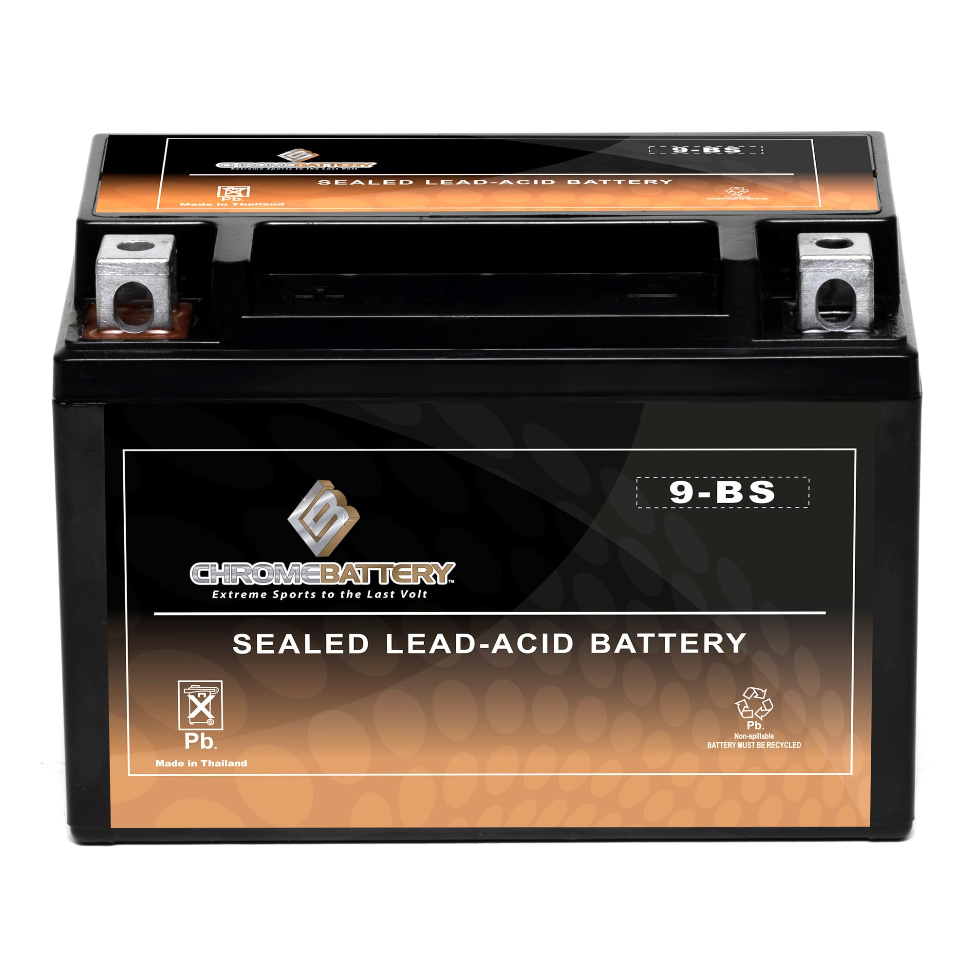 CB Chromebattery 9-BS packaging includes clear inserts and manuals
