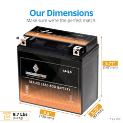 CB Chromebattery sealed AGM technology illustration highlights spill-free maintenance-free power.