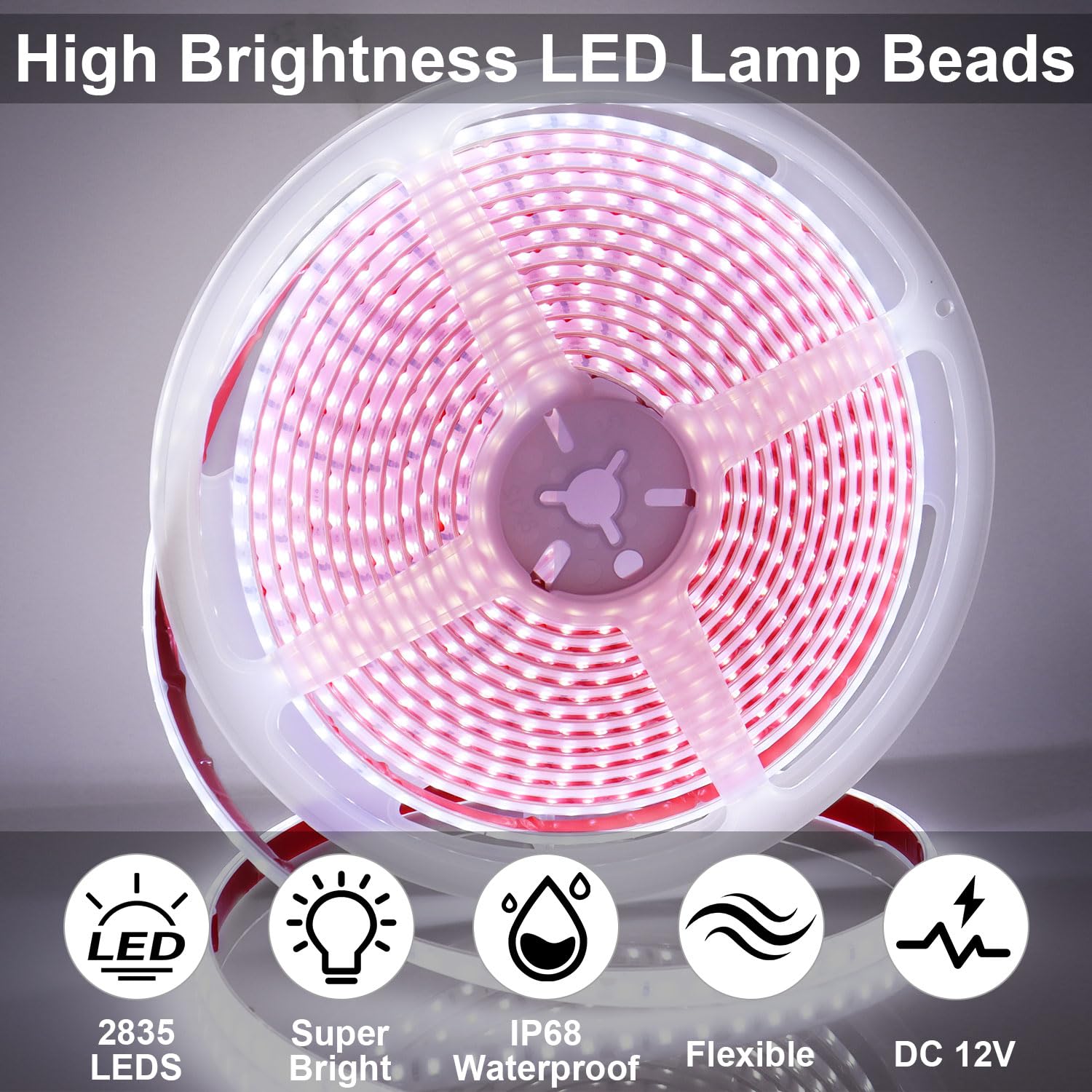 CCBASEBALL IP68 waterproof LED strip withstands rain and outdoor use